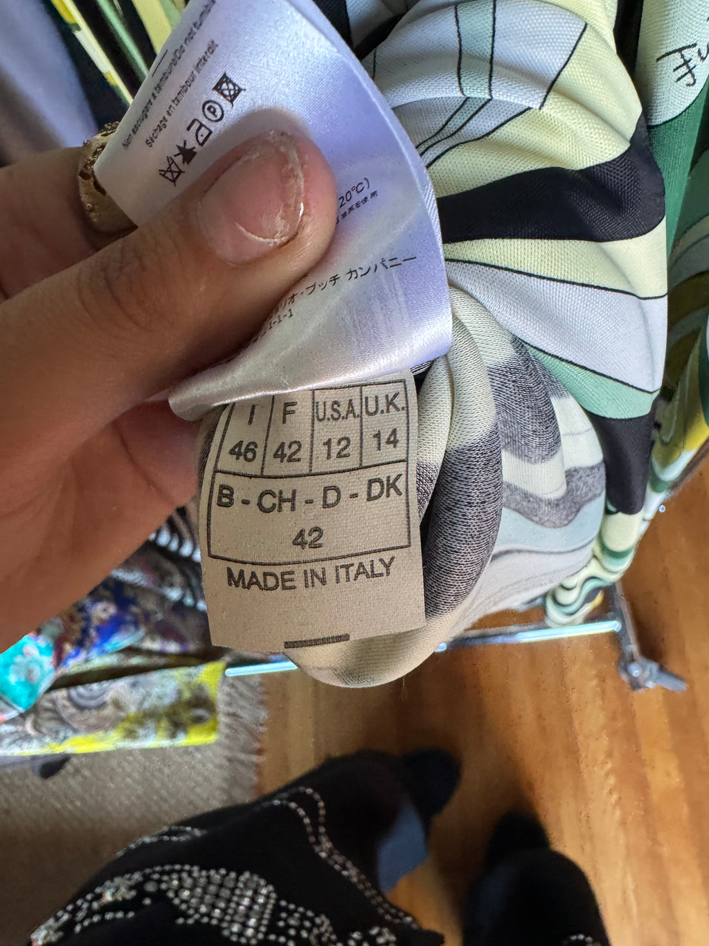 Emilio Pucci Long Sleeve Tie Maxi