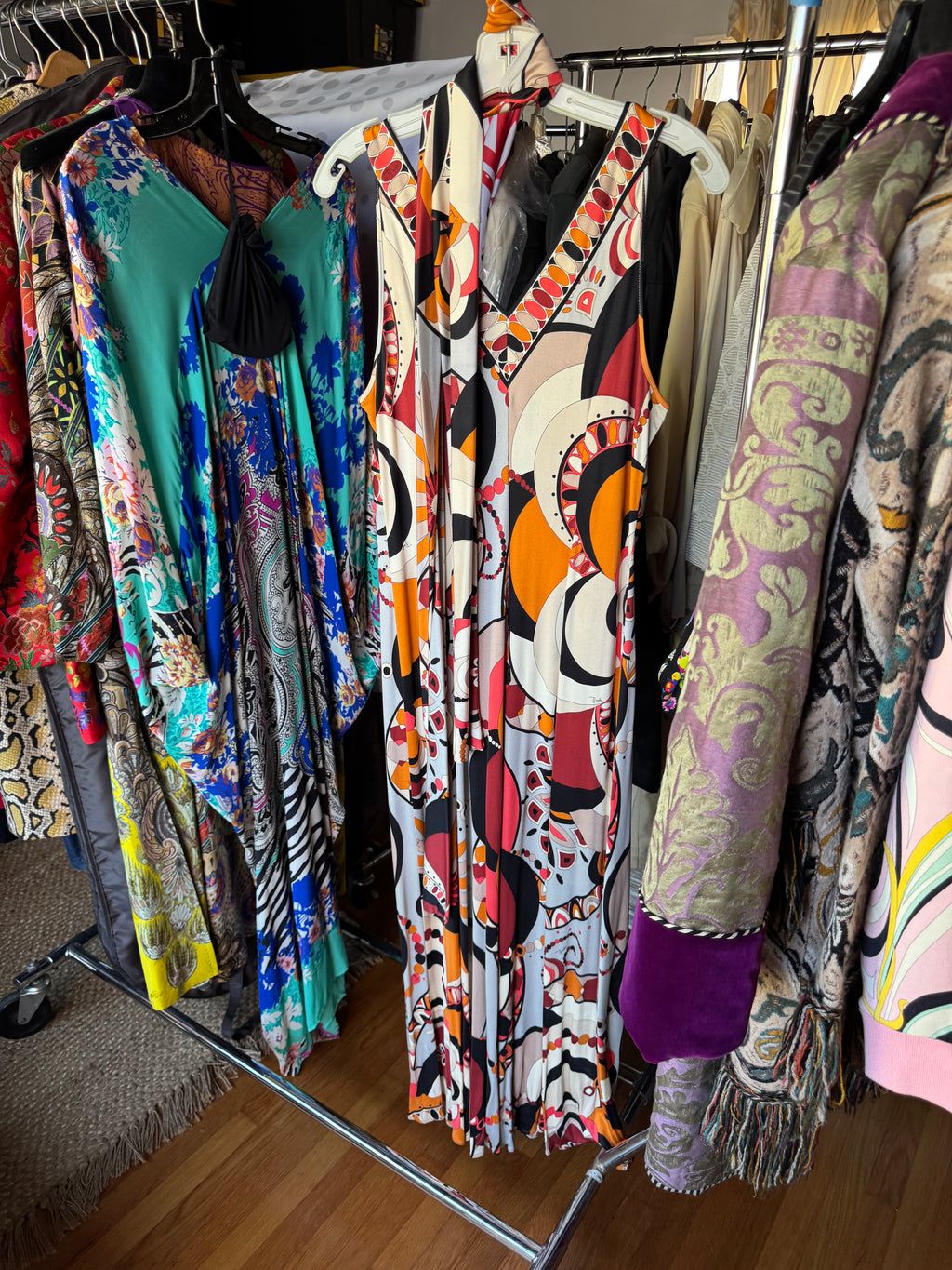 Emilio Pucci Sleeveless Maxi with Tie