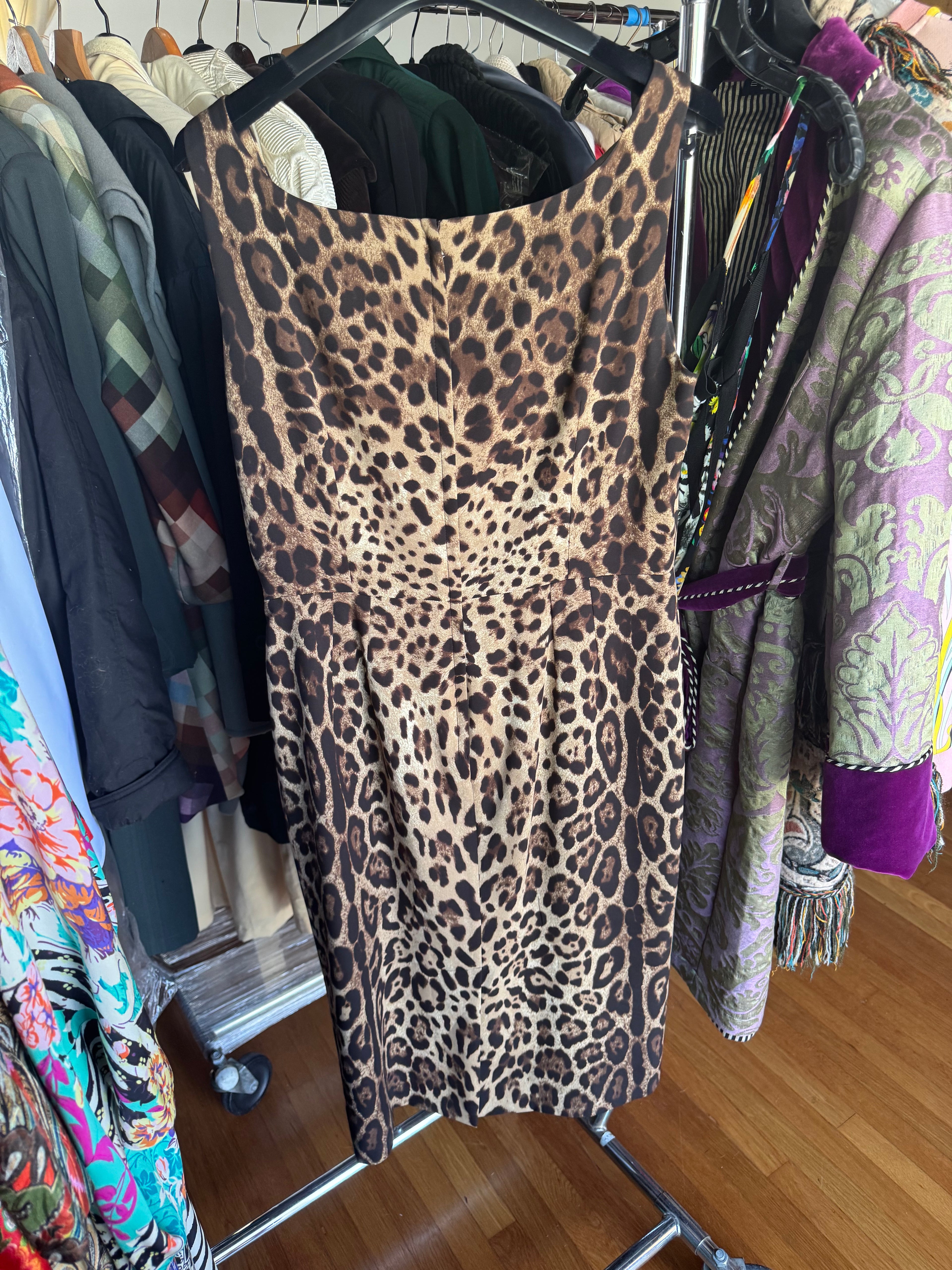Dolce & Gabbana Leopard Print Dress