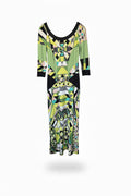 Emilio Pucci FW 2008 Runway Geometric Maxi Dress
