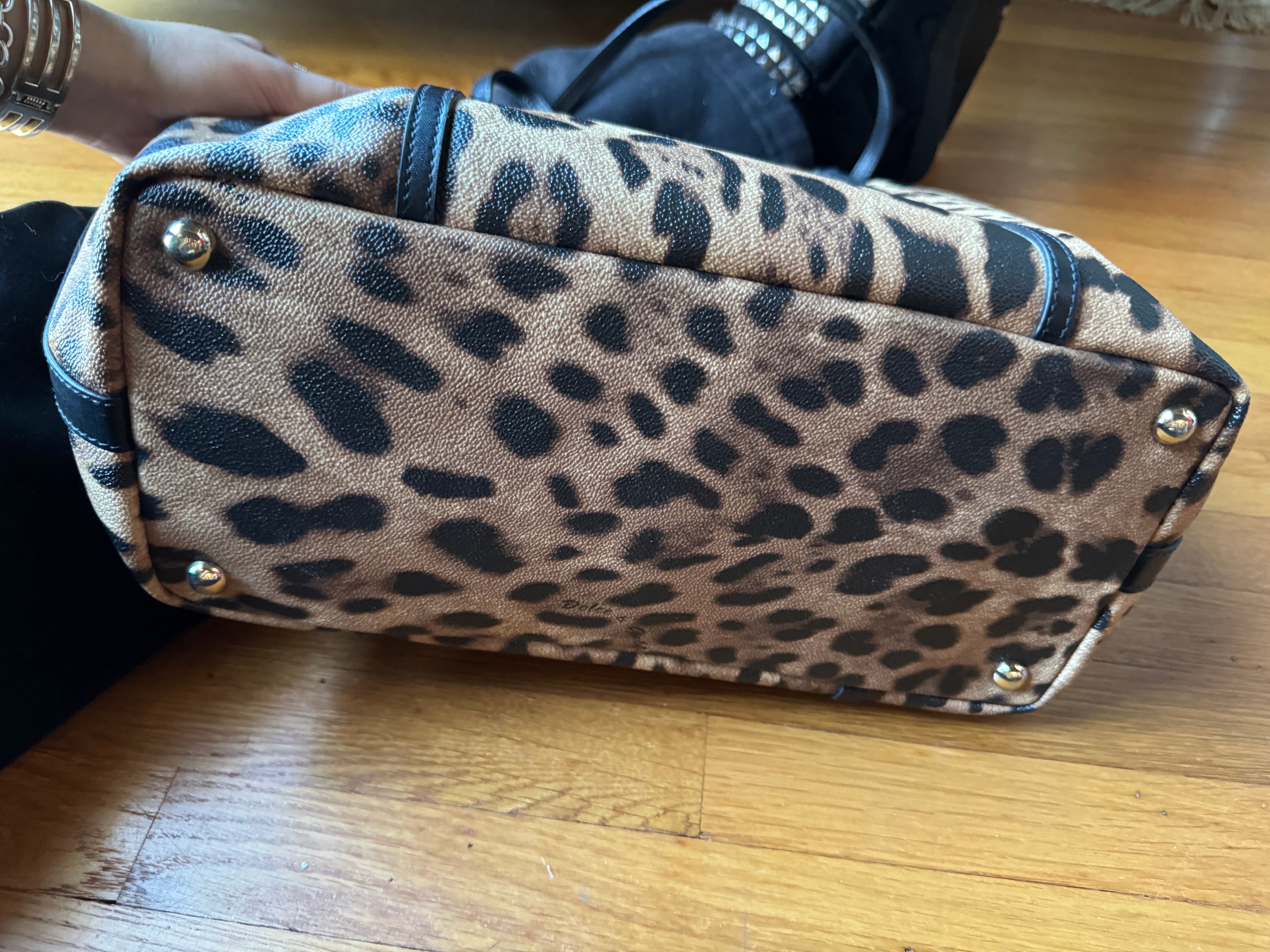 Dolce & Gabbana Leopard Print Tote